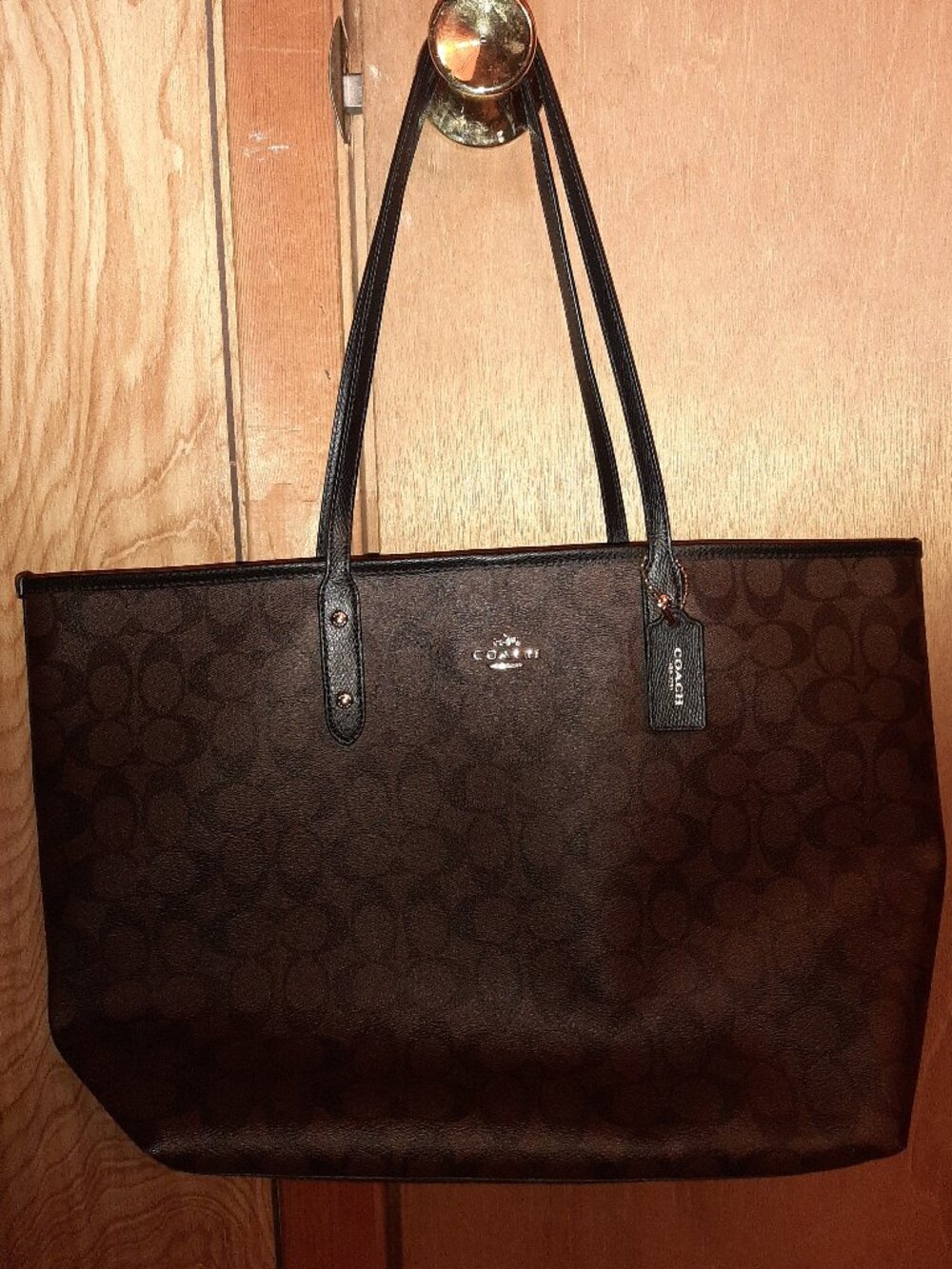 Coach tote-large